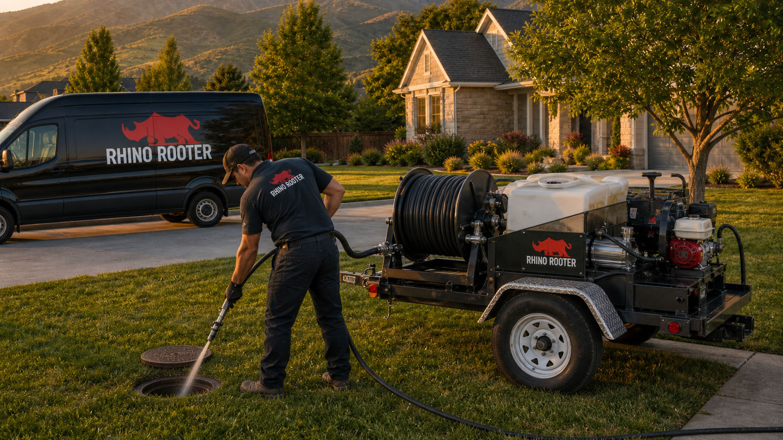 Residential Hydro Jetting — Rhino Rooter