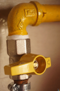 This image shows a safe gas pipe installation done by Rhino Rooter’s skilled team.