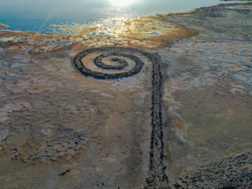 Rhino Rooter: The Spiral Jetty is a famous Utah landmark by the Great Salt Lake and known across The Wasatch Front.