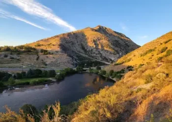 This peaceful scene shows a quiet hill and pond, reminding you to relax while Rhino Rooter handles drain and sewer problems.