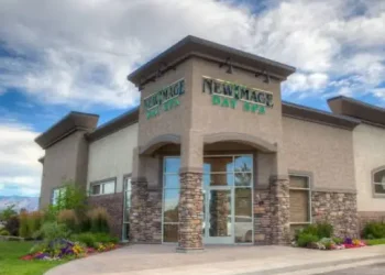 Rhino Rooter business is shown as welcoming and professional. The entrance invites customers inside for trusted service.